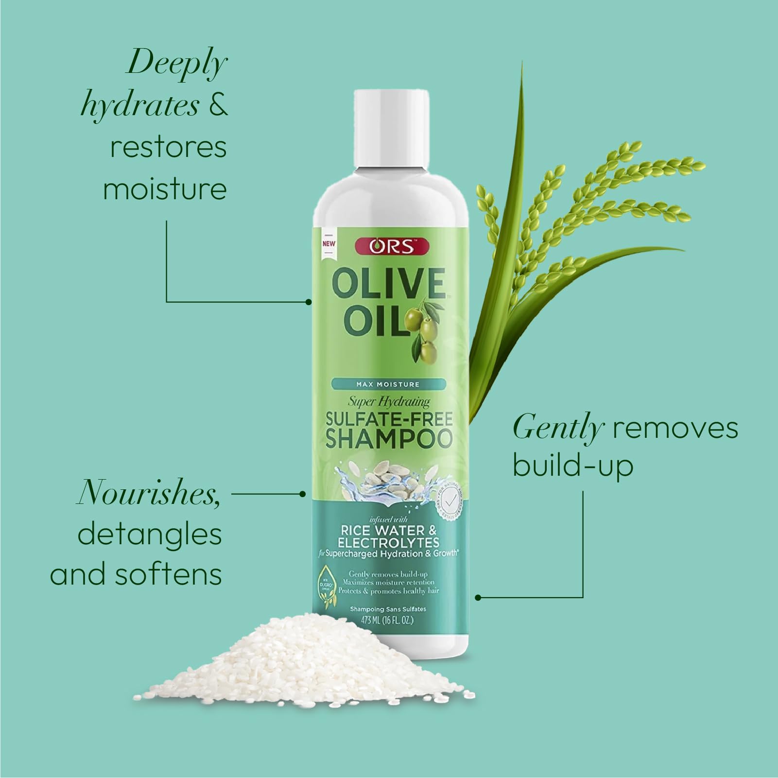 Amazon.com : ORS Olive Oil Max Moisture Super Hydrating Sulfate