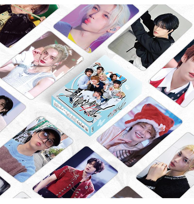 Baosai55PCS Stray Kids Photocards Laser Stray Kids Lomo Cards Stray Kids Laser Photocards Stray Kids New Album Photo Cards Stray Kids Merch