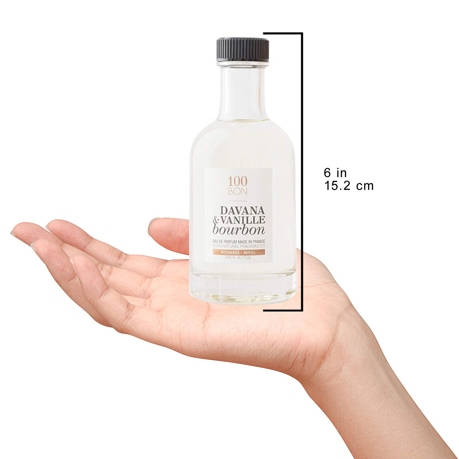 100BON Davana & Vanille Bourbon Natürlicher Duft – Nachfüllpack 200 ml
