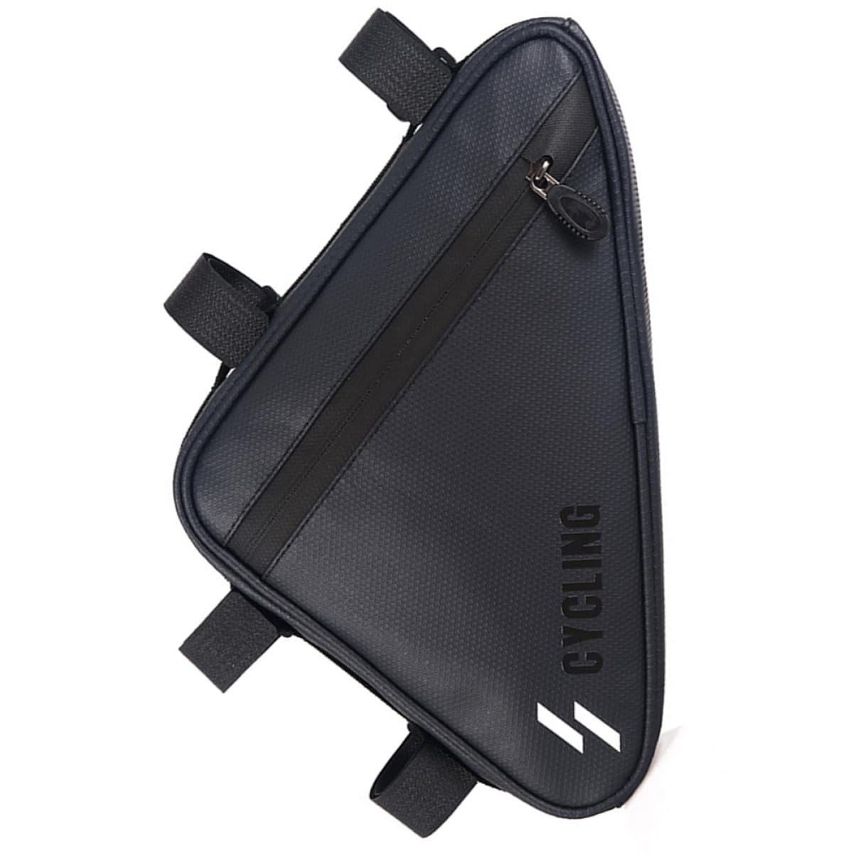 BESPORTBLE 2pezzi Borsa Per Bici Borsa Per Telaio Con Design Riflettente e Installazione Rapida Accessorio Per Ciclismo Nera