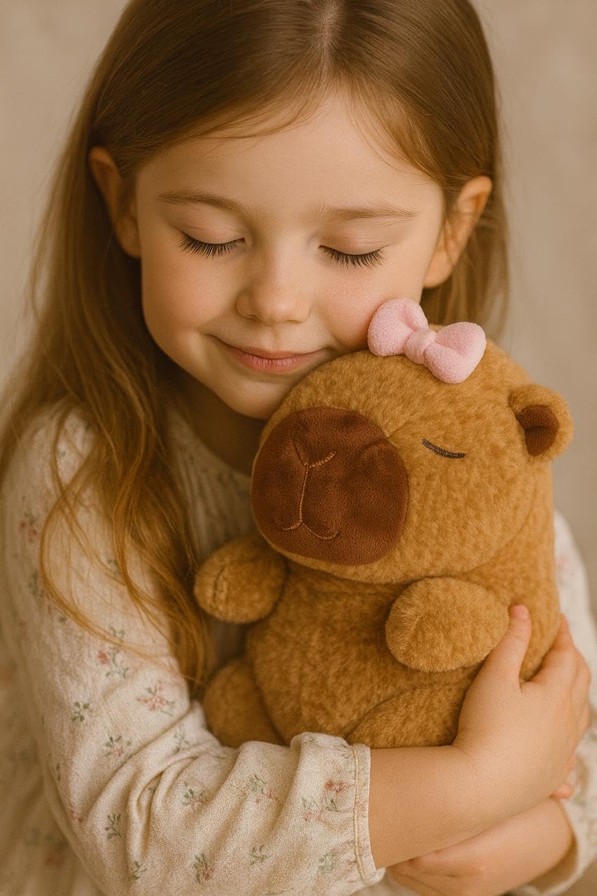 SCOOBA Super Soft Bow Capybara Soft Toy (Bow Tiny Capybara) 2