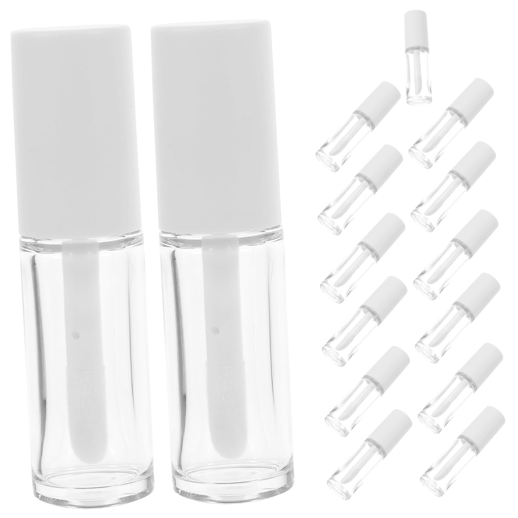 Tubo per Lucidalabbra Vuoto da 10ml in Petg, 15 Pezzi