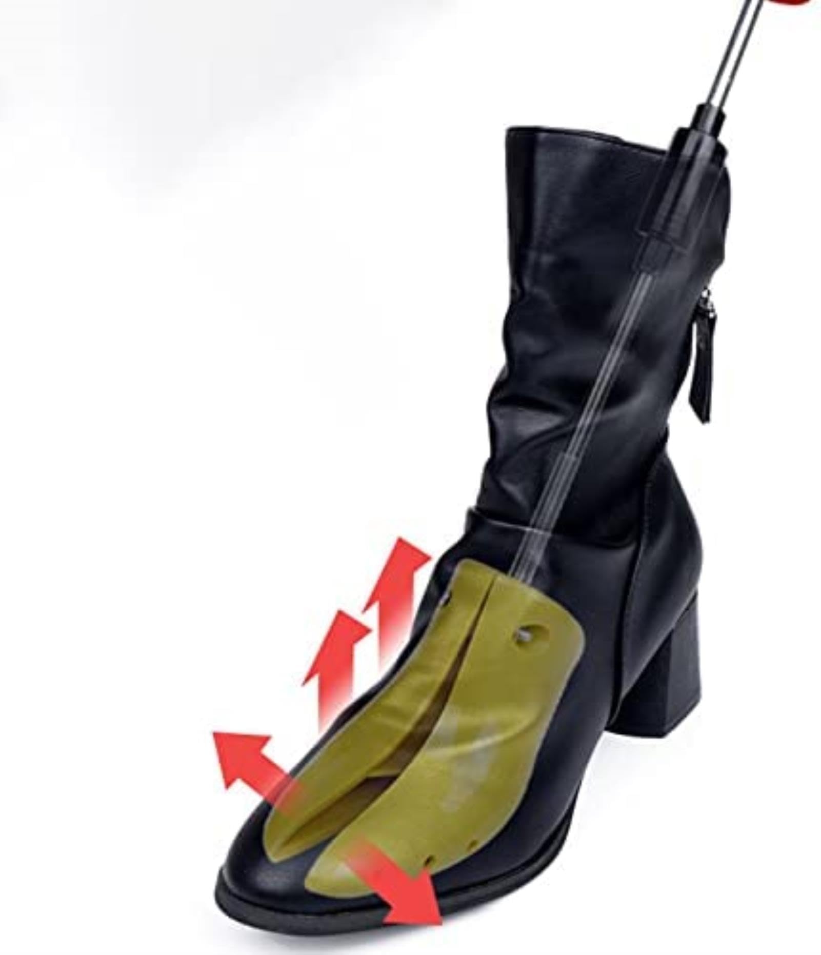 1 Uds. Camilla para botas de zapatos para pies gruesos, botas de trabajo de estiramiento, altura ajustable en el empeine, expansor de árboles, zapatillas altas para mujeres/hombres, zapatos plano