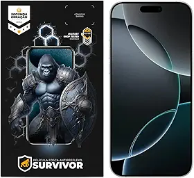 Gshield Película Survivor Fosca com Aplicador para (iPhone 16 Pro/ 17/17 Pro)