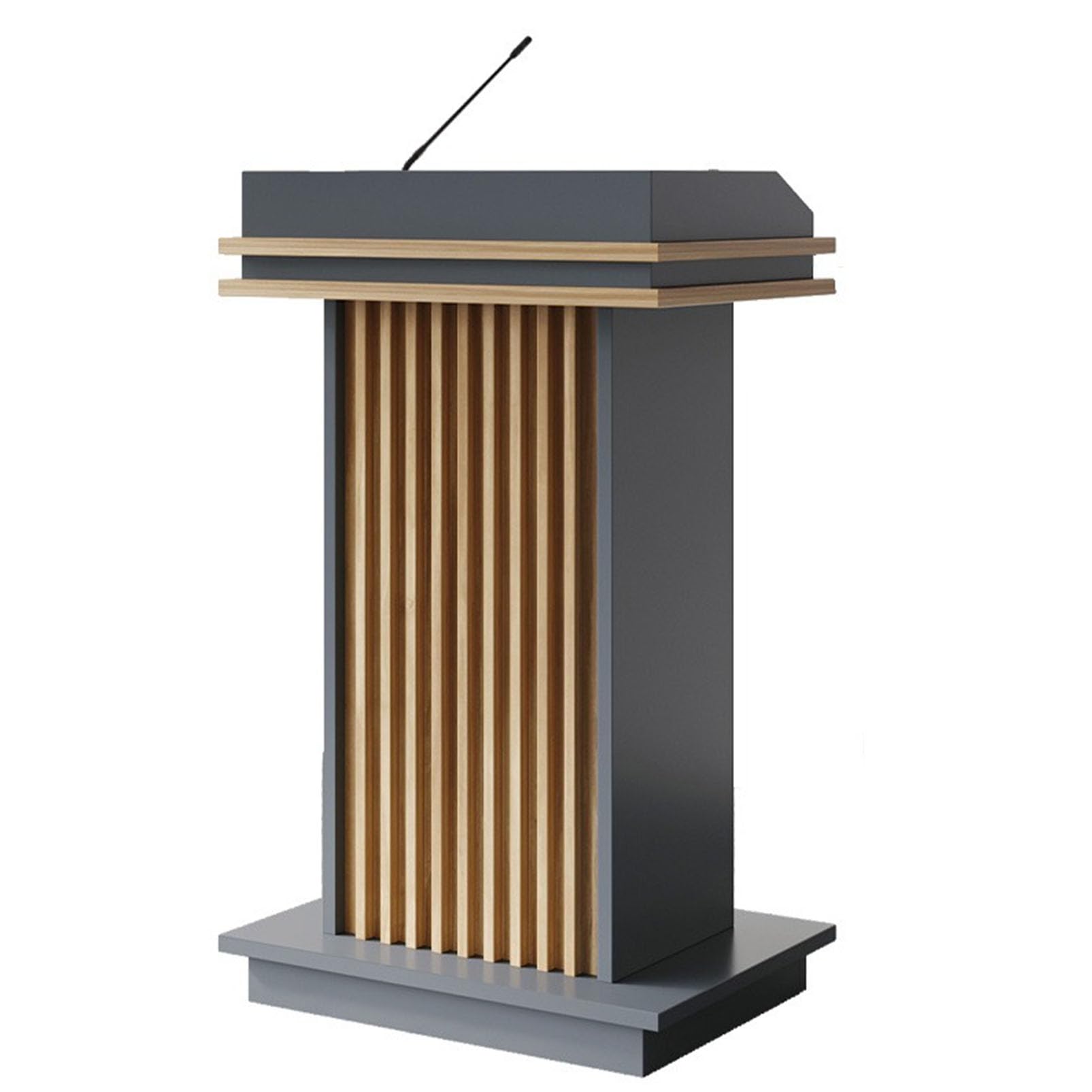 Regulowane drewniane podium z 4 kółkami, przenośna mównica z półką do przechowywania do szkoły, kościołów, wesel, koncertów i wydarzeń, profesjonalny stojak prezentacyjny