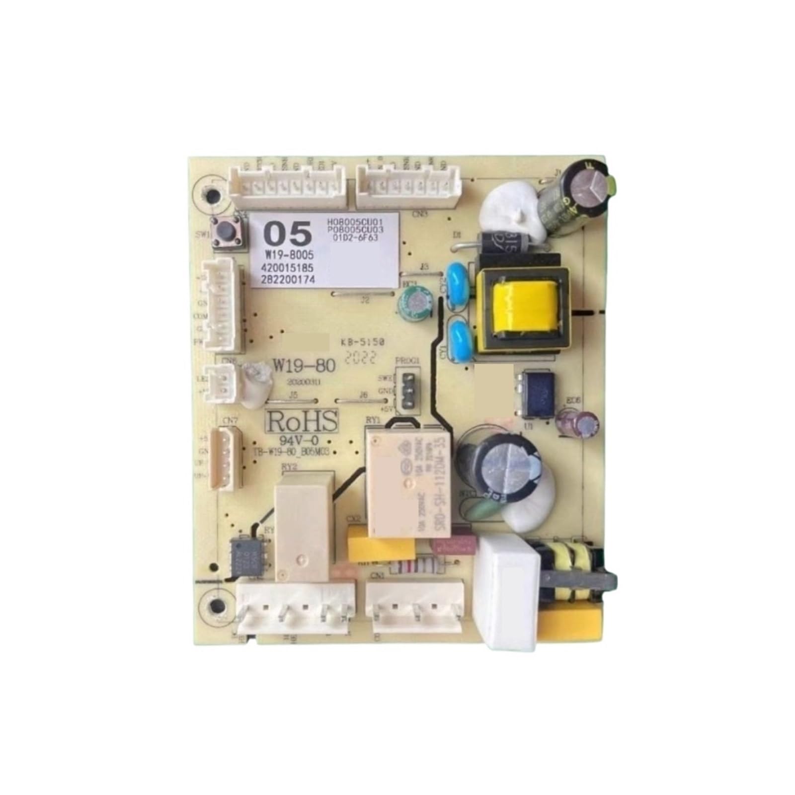 Qqtd665bet One Color W19-80 05 Control Boardrefrigerator Circuit Pcb Fridge Motherboard Freezer Parts