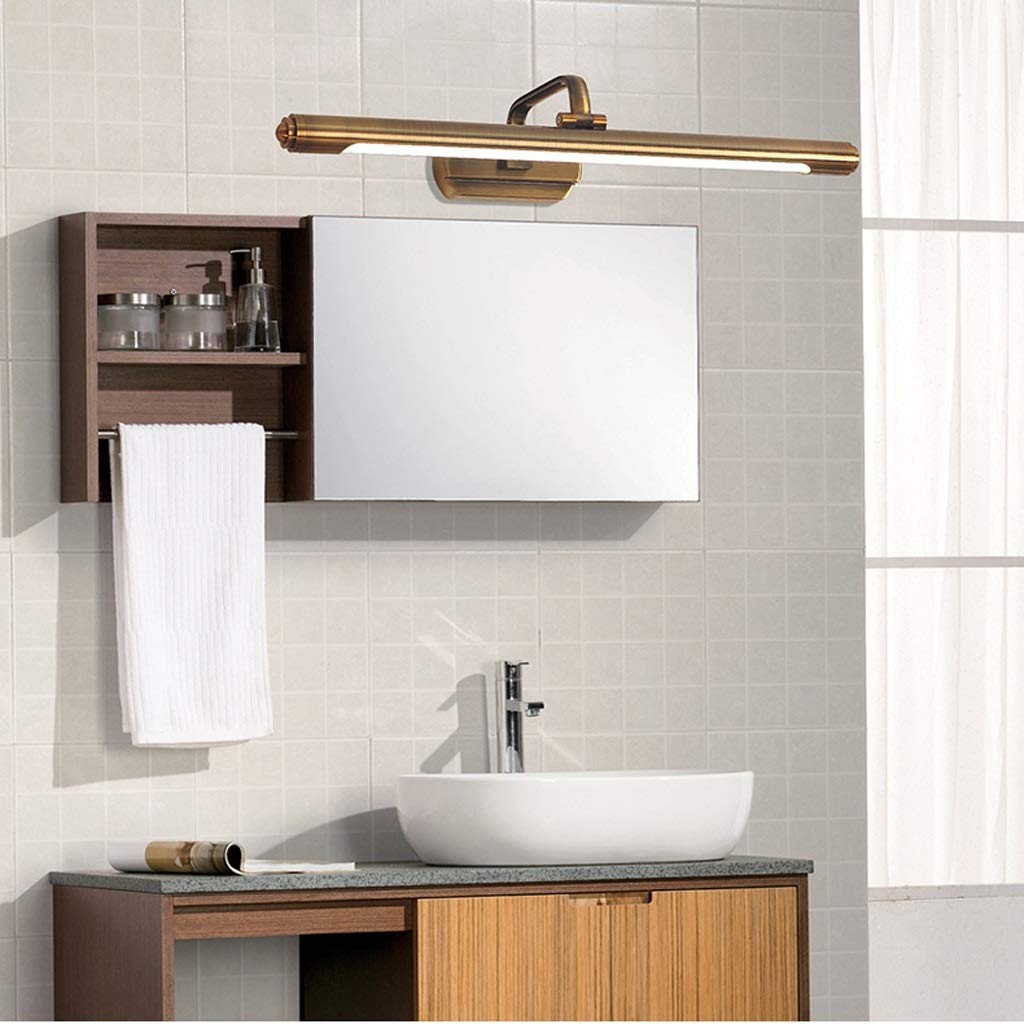 Spiegel Scheinwerfer Einfaches Wasserdicht Verfassungs-Spiegel Kosmetiktisch Badezimmer Modernes Acryl-Spiegel-Kabinett-Licht Einfache Wandleuchten/79Cm-11W
