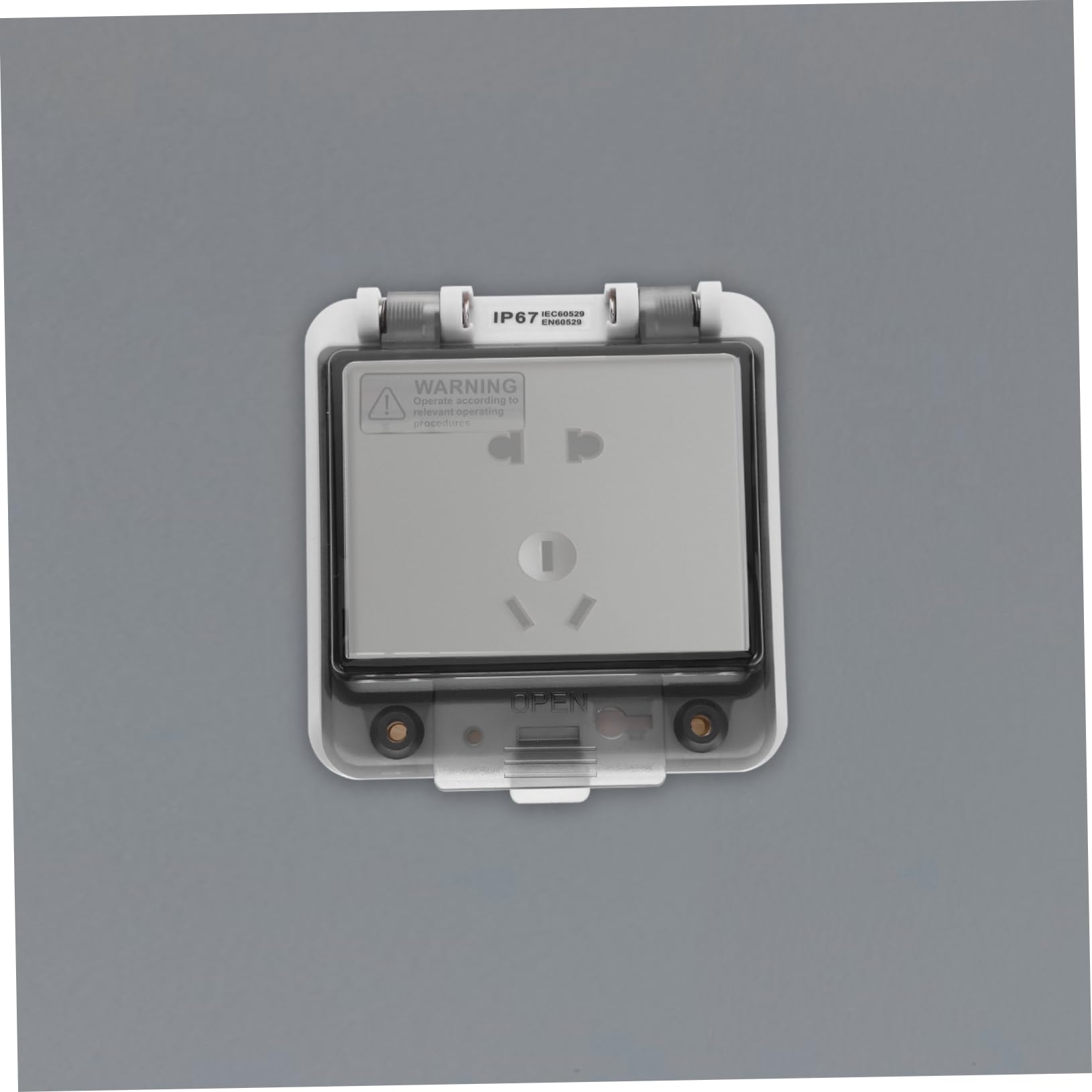 SOLUSTRE 4piezas Caja Protectora De Distribución Eléctrica Ventana Visual Para Interruptores De Circuitos Material Pc Resistente Al