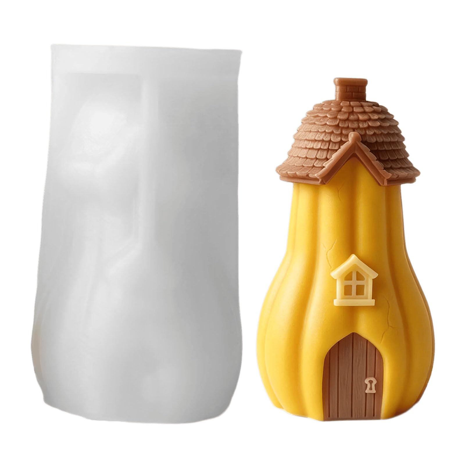 Whoasyst Multipurpose Silicone Pumpkin for Creating Unique Soap Resin and Chocolate Crafting Tool