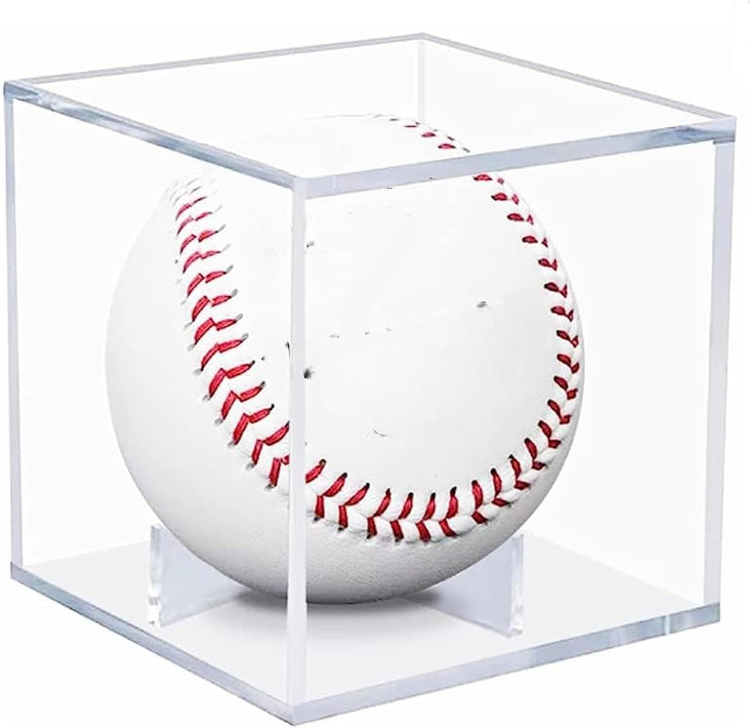 Baseball Display Case UV Protected Acrylic Clear Baseball Holder Square Cube Ball Protector Memorabilia Autograph Display Box for Official Size Baseball (ONE Pack)-image-24
