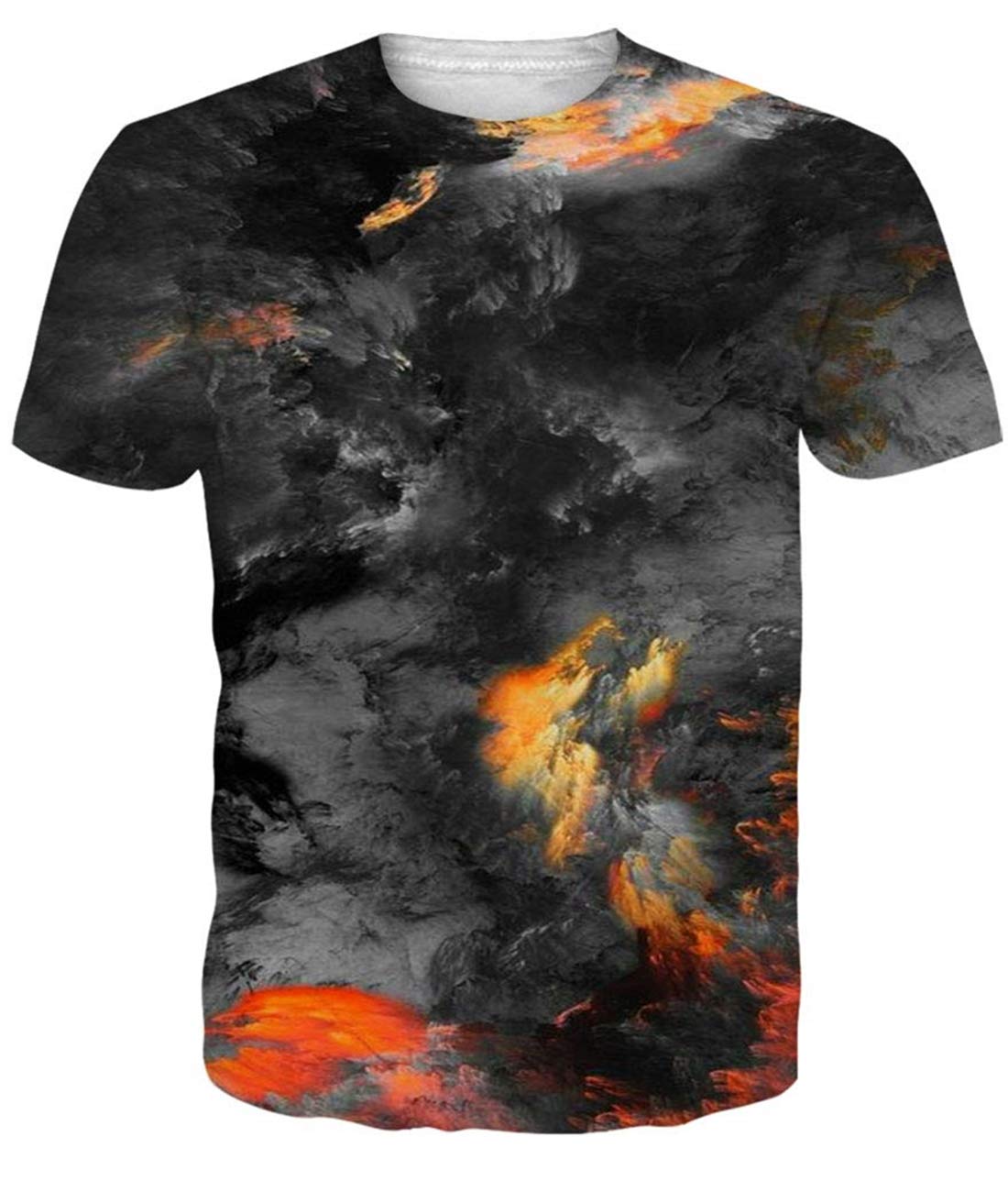 Men's T-Shirt 3D Printed Pattern Quick Dry Casual Summer T Shirts Novelty Short Sleeve T-Shirt