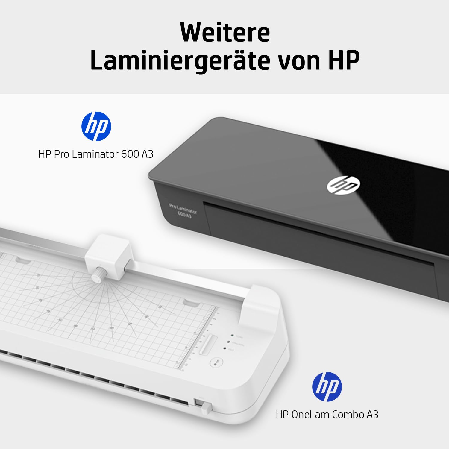 HP OneLam 400 A3, Laminiergerät, 75/80-125 Micron, 400 mm pro Minute, inklusive Zubehör