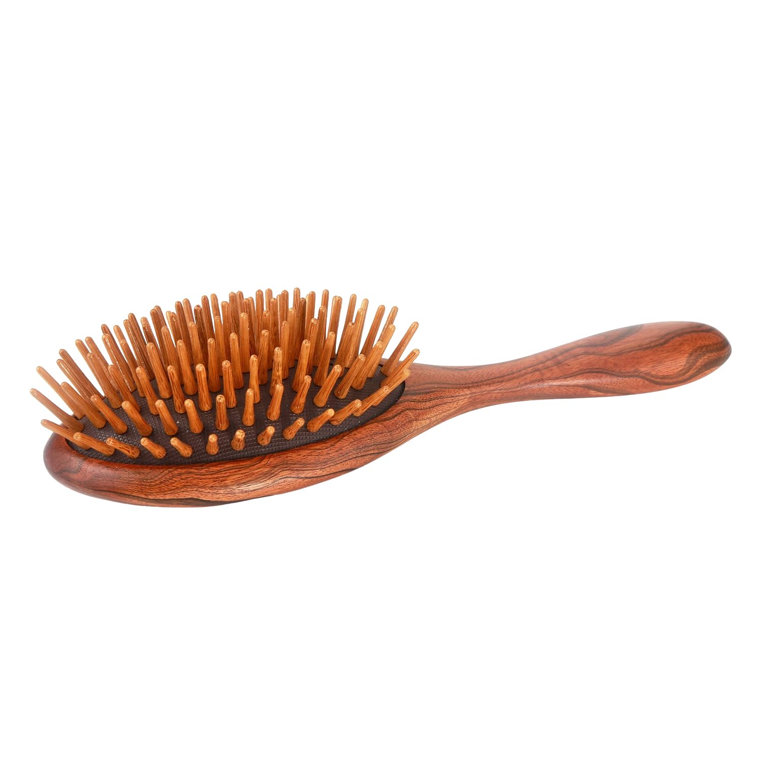 JASKFG Natural Wooden Hair Brush, Sandalwood Air Cushion Combs for Scalp Massage Anti-static, No Hair Tangle Oval