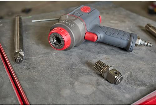 Miniatura 96 de Ingersoll Rand 2235TIMAX-O Llave de impacto neumática de 1/2 pulgada, torque de 1350 ft-lb, caja de martillo de titanio, retenedor de anillo