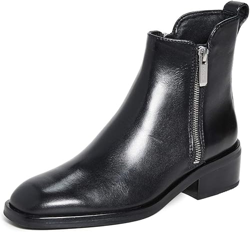 3.1 Phillip Lim Women's Alexa 40mm Boots, Black, 9.5 Medium US