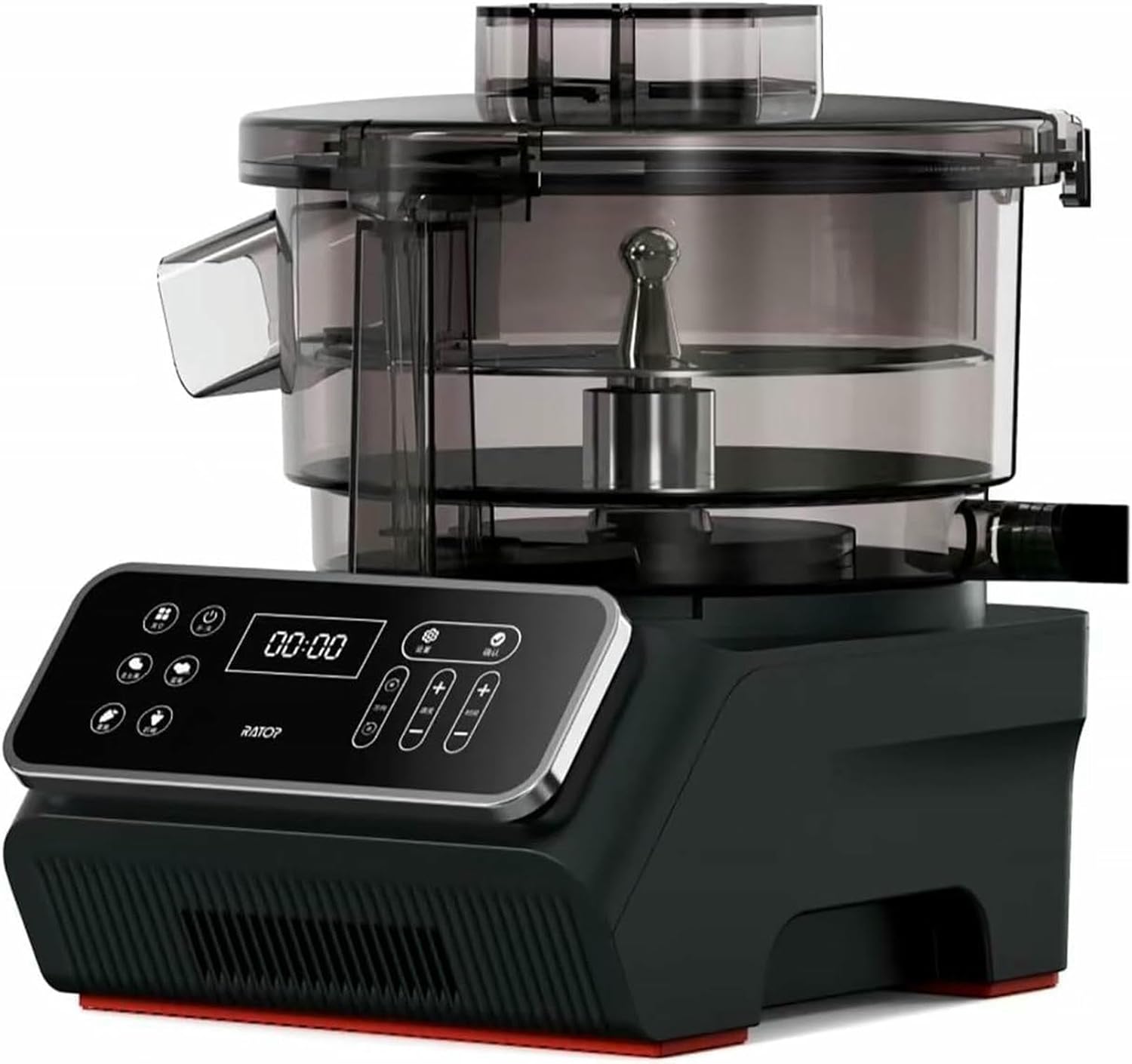 Auto Rotating Grape Skin Peeler, Grape Peeling Machine, 800W Fruit Skin Crusher Remover, Smart Display, Adjustable Speeds Button Panel for Grapes, Cherries