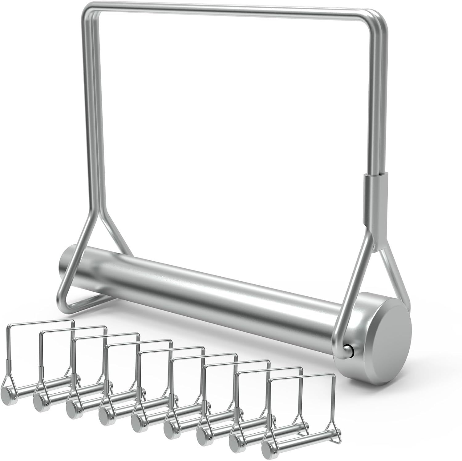 ForoGore 20 Pack Wire Lock Pin, 3/8 Inch Heavy Duty Safety Coupler Pin Shaft Locking Pin for Farm Trailers Wagons Lawn Garden
