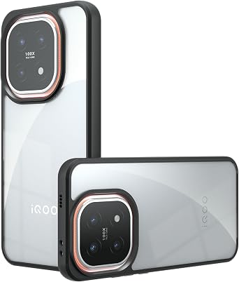 Compatible with vivo iQOO 15 5G Phone Case [Shock-Absorbing air Cushion, dustproof Hole] [Precision Lens Cutout Design] Transparent