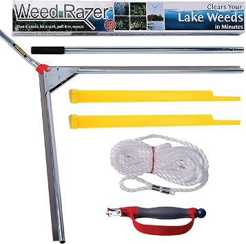 Jenlis Weed Razer - Aquatic Weed & Grass Cutter for Lakes, Ponds & Beaches