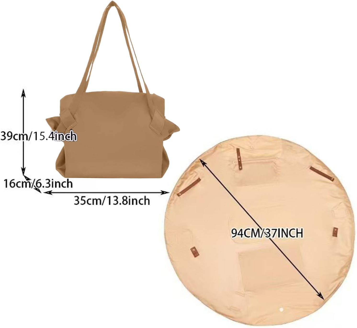 食料品ショッピングバッグ - 布製トートバッグ - 折りたたみ式収納トート 旅行 引越し フィットネス クラス トレードショー キャ