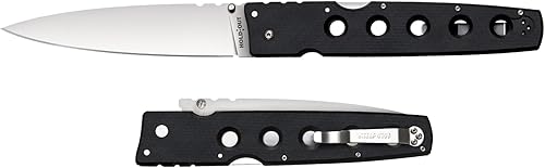 Vista 2 de COLD STEEL Hold Out 6" S35VN Ultra-Sharp Blade 7.2" G-10 Handle Everyday Carry Pocket Folding Knife w/Tri-Ad Lock, Pocket Clip