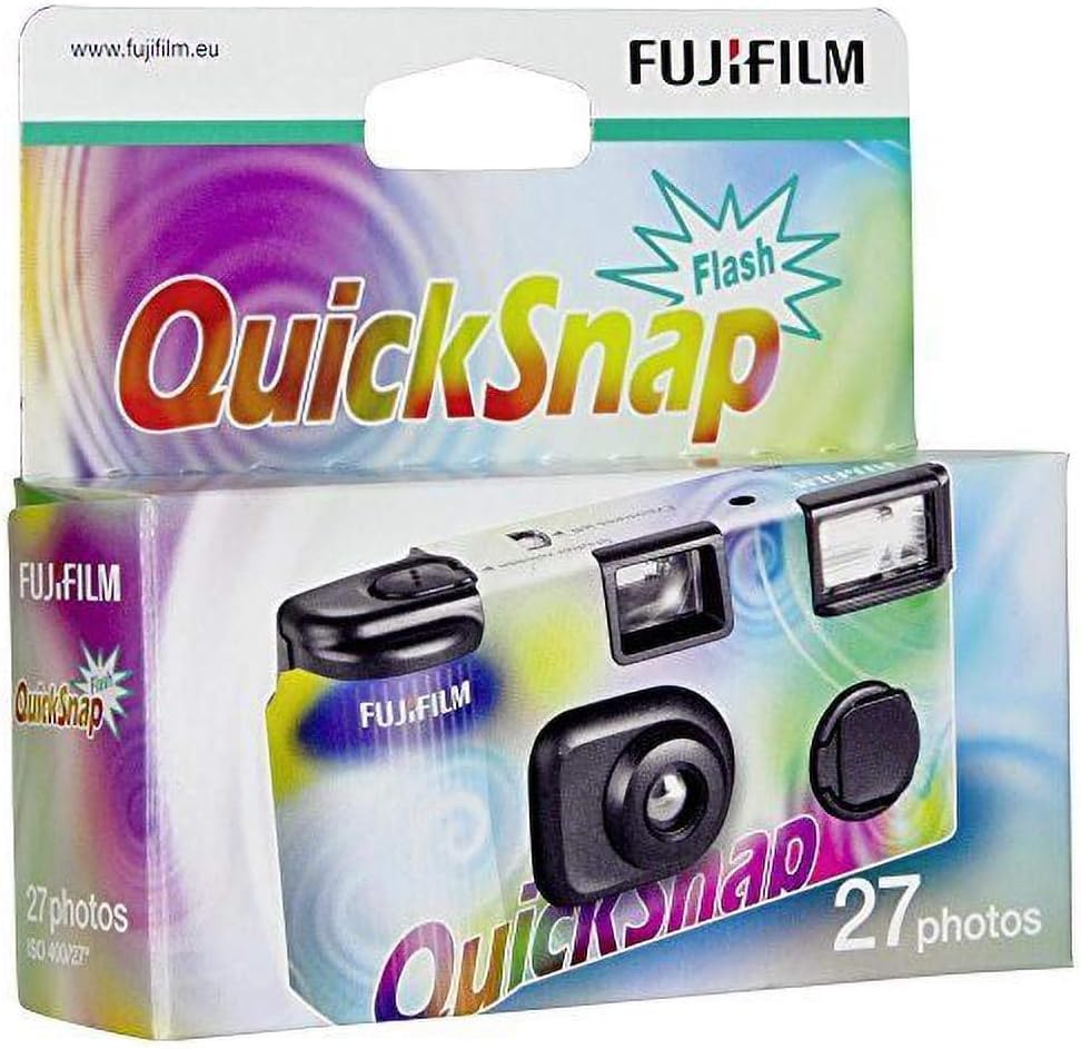 Fujifilm 7130784 QuickSnap VV EC Disposable Camera with Flash