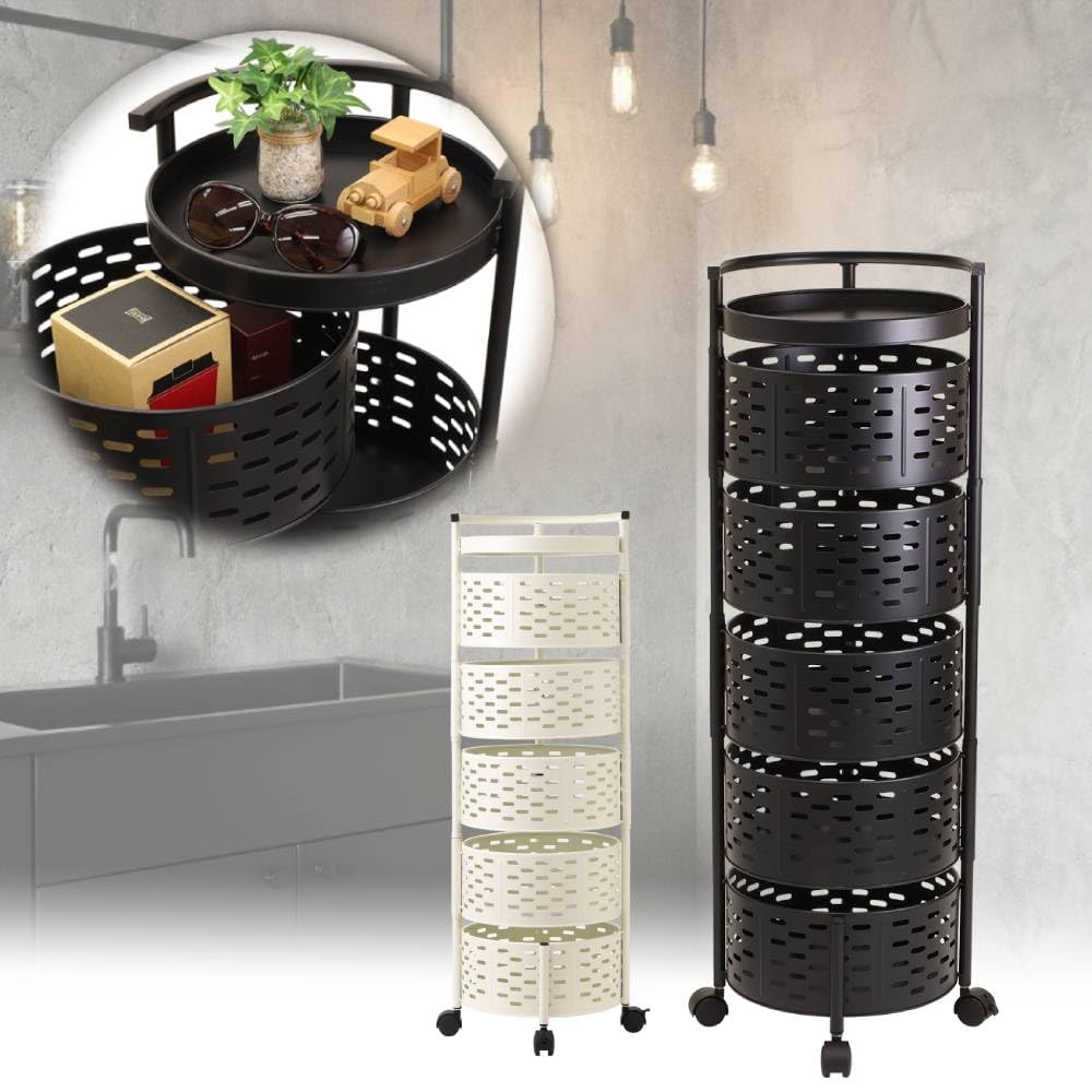 ５段ワゴン★キッチン、オフィス、店舗向けモダンデザイン★キャスター付き★ 5段ワゴン☆キッチン、オフィス、店舗向けモダンデザイン