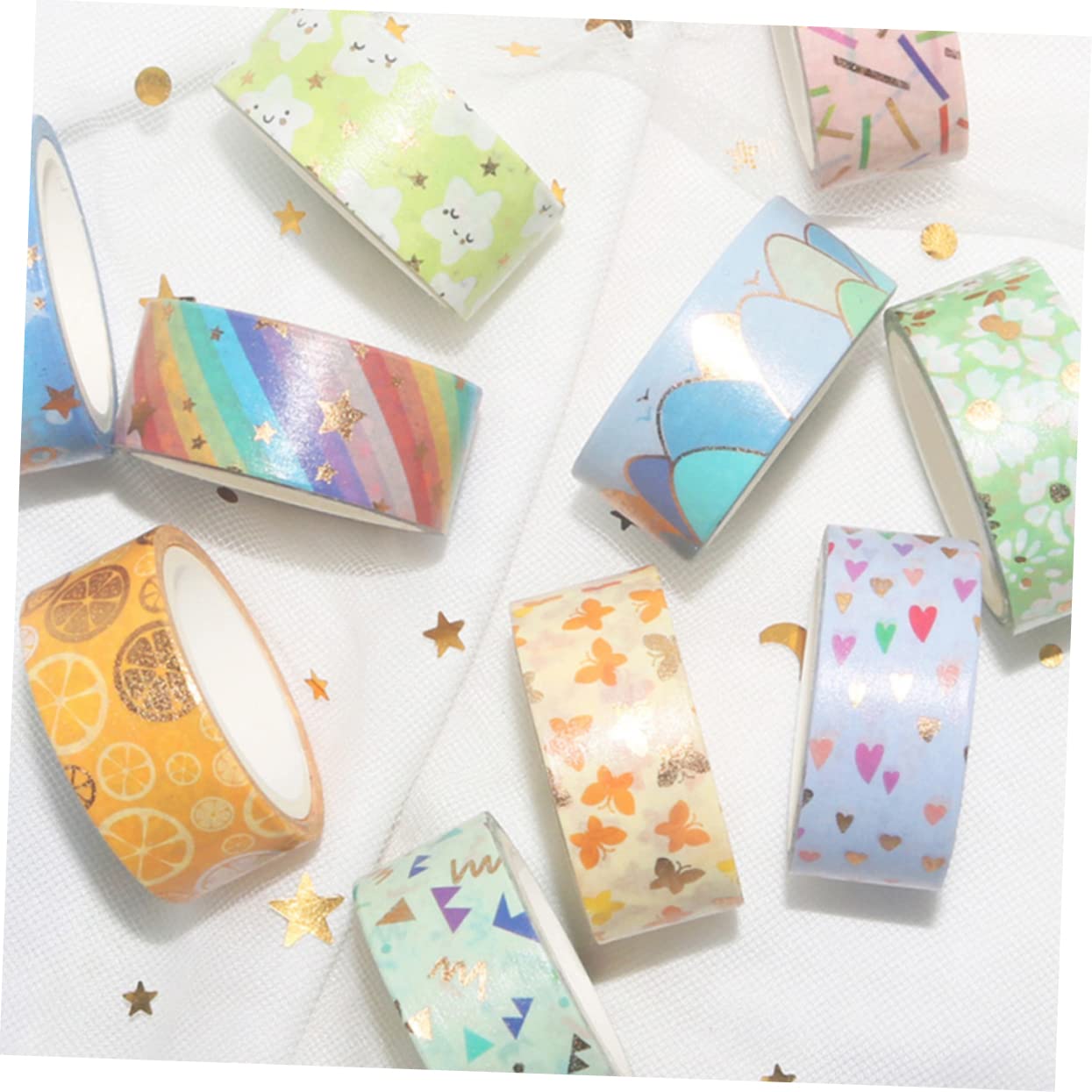 Operitacx 36rotoli Nastro Adesivo Decorativo Washi Con Design Elegante Per Scrapbooking e Di Nastro Adesivo Adatto Per Lavoretti Creativi e Decorazioni Artigianali