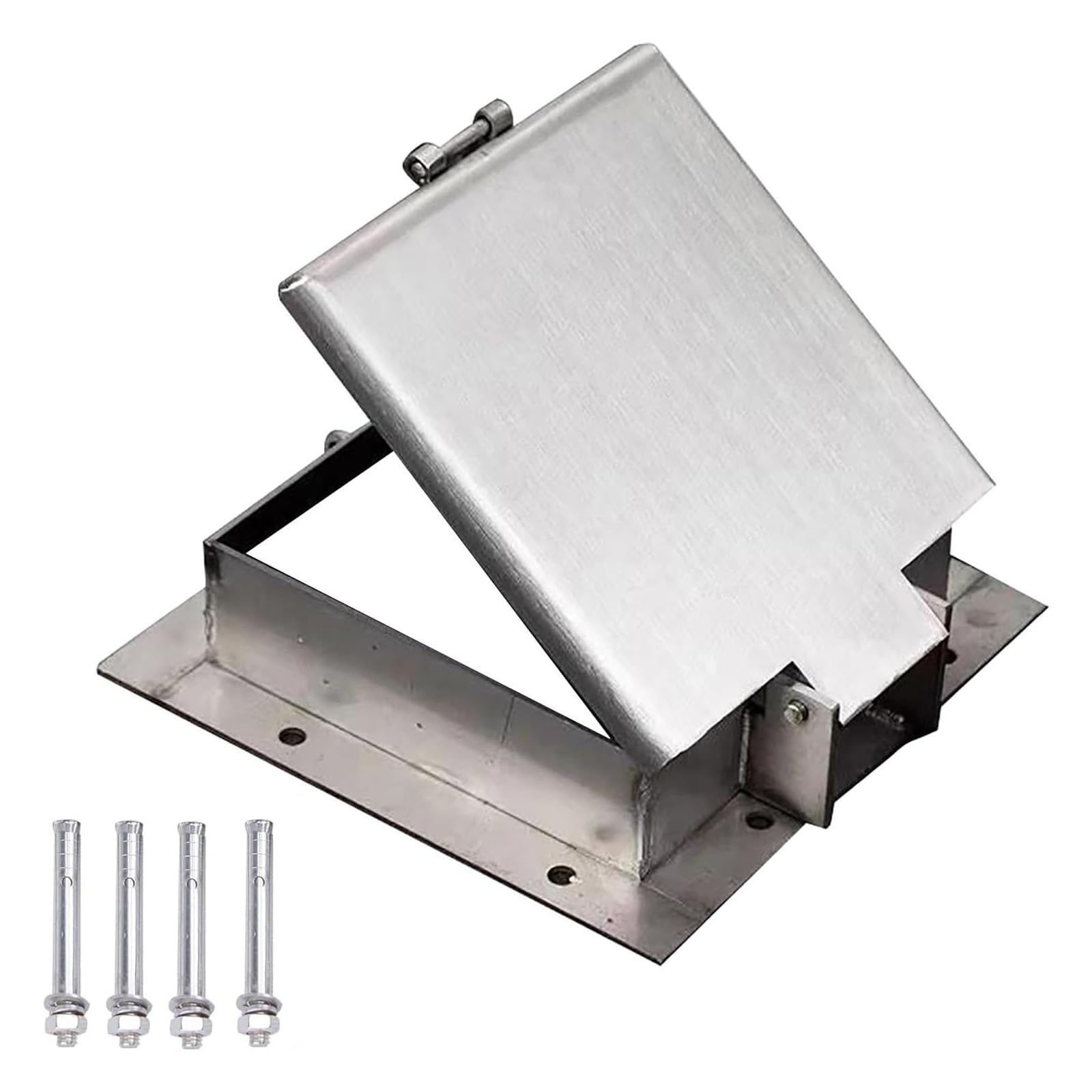 WXPGFEQ ty Lockable Manhole CoverStainless Steel for Driveway & Walkway Security Waterproof AntiTheft Ideal for Commercial & Residential Use
