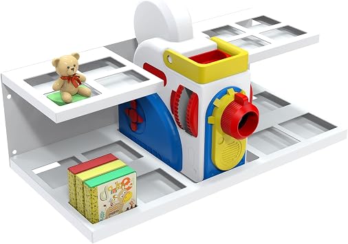 Wall Shelf Compatible with Little Tikes Story Dream Machine Books Starter Set,Toys Storybook Storage Shelf,for Little Tikes for Storybook, Audio Playd and Character,Only Shelves