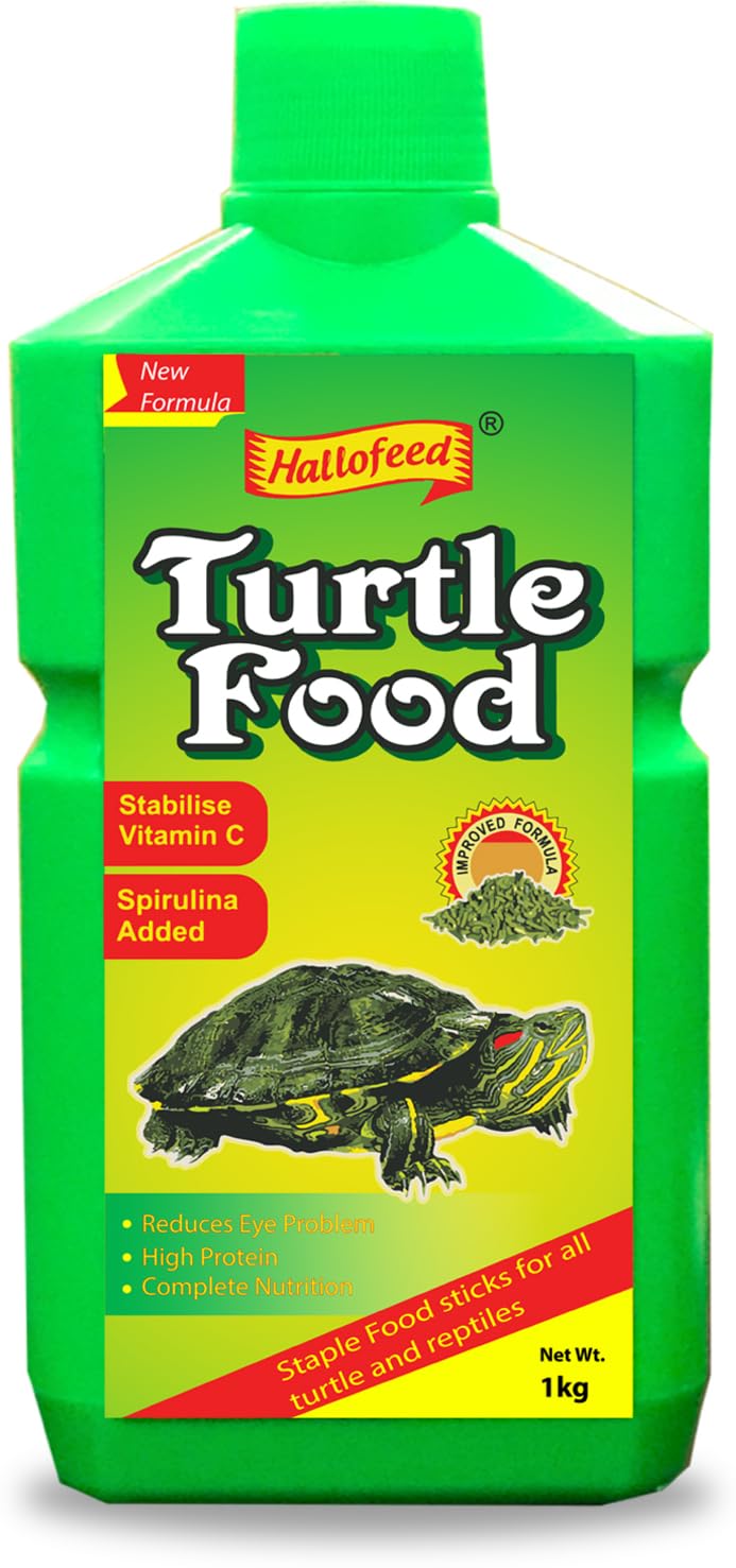 Aquatic Hallofeed: Prime Special Dried Turtle Food for All Tortoise Species and Life Stages | Promotes Growth and Development | 1 kg (B0D1CKG7KG) Amazon Price History, Amazon Price Tracker