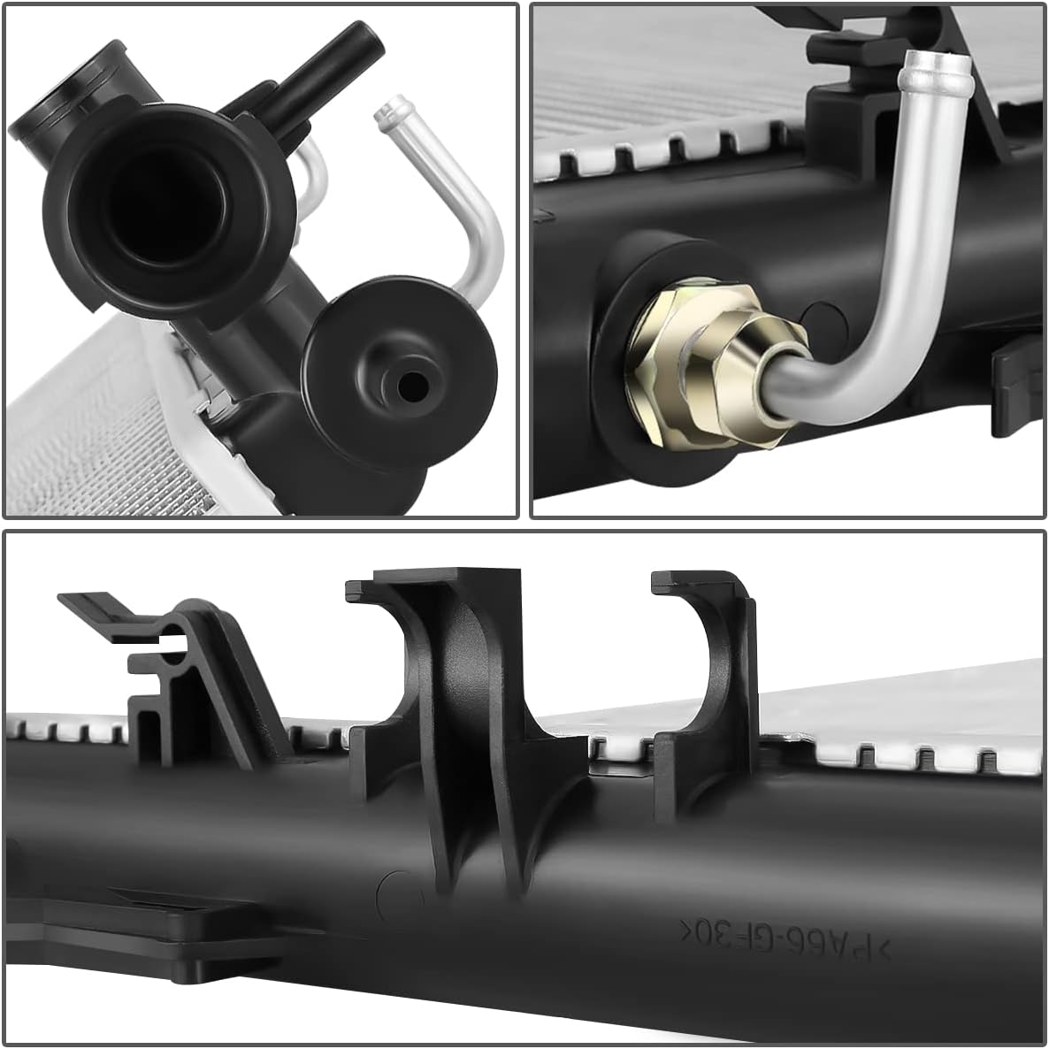 DNA Motoring OEM-RA-13132 1-Row Aluminum Core Radiator Compatible with 10-13 Kia Forte/Forte Koup,23-5/8" W X 17-1/2" H 5/8" D,23-5/8" W X 17-1/2" H 5/8" D