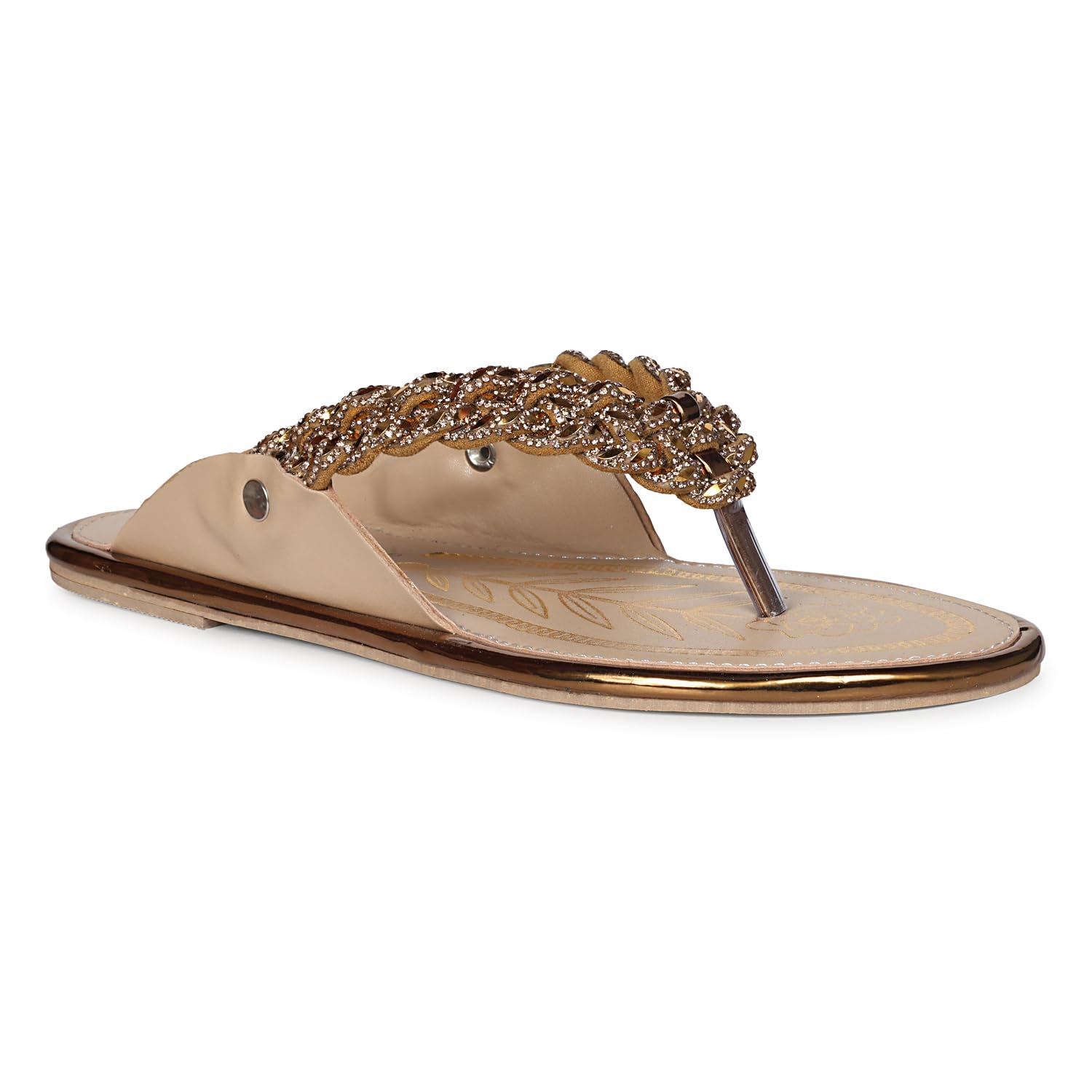 Heart Shape Design Chappal Fancy Kolhapuri for Women's-picture-27
