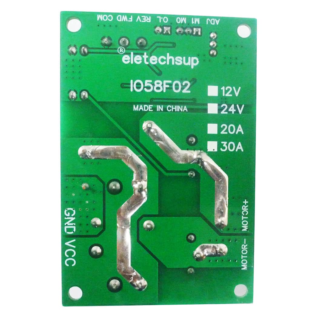Brushed DC Motor Overload Overcurrent Short Circuit Protector Module Forward Reverse Controller 20A DC 24V Power (4)
