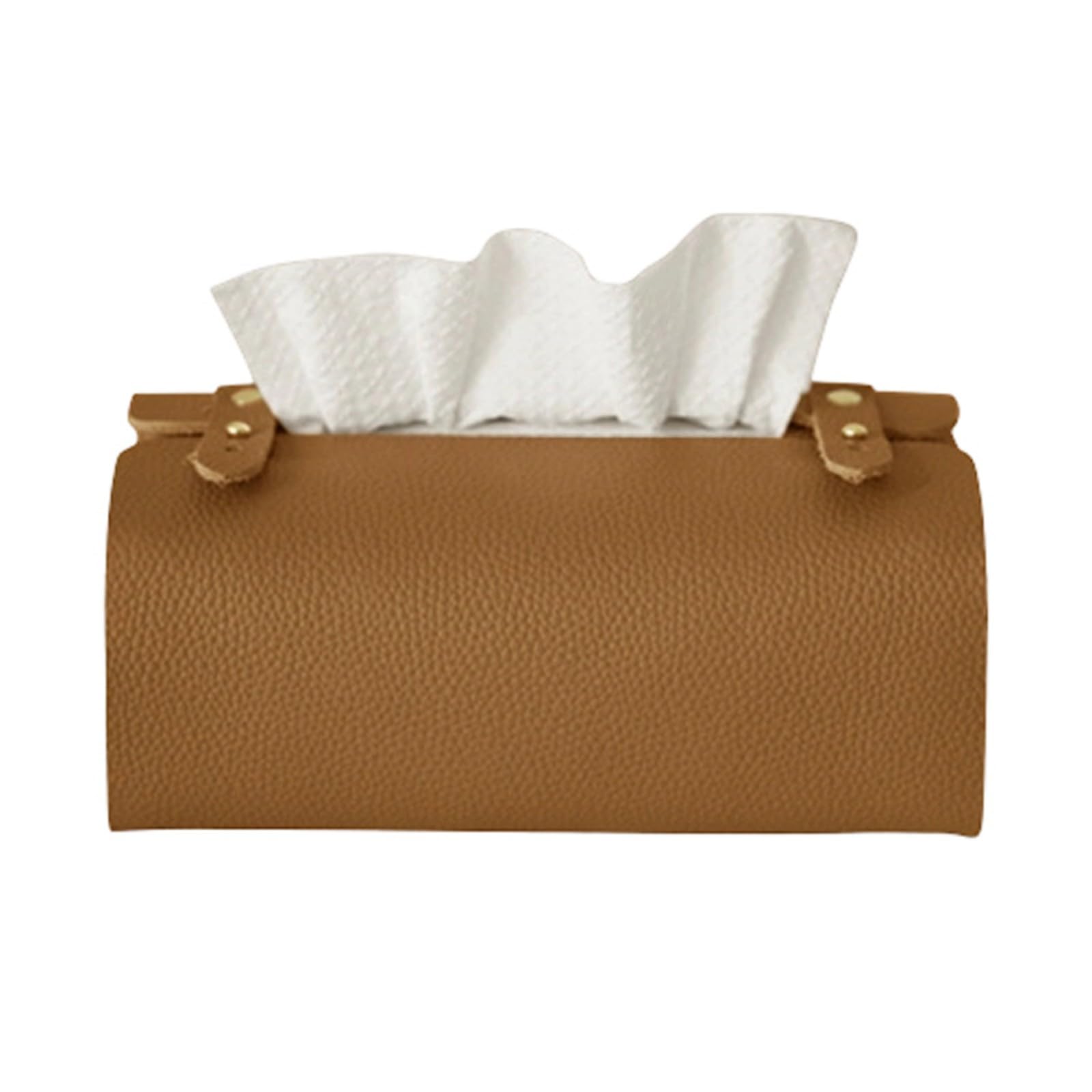 Whoasyst Tissue Case Leather Tissue Dispenser Practical Paper Towel Holder Household Napkin Organiser Box Home Accessories