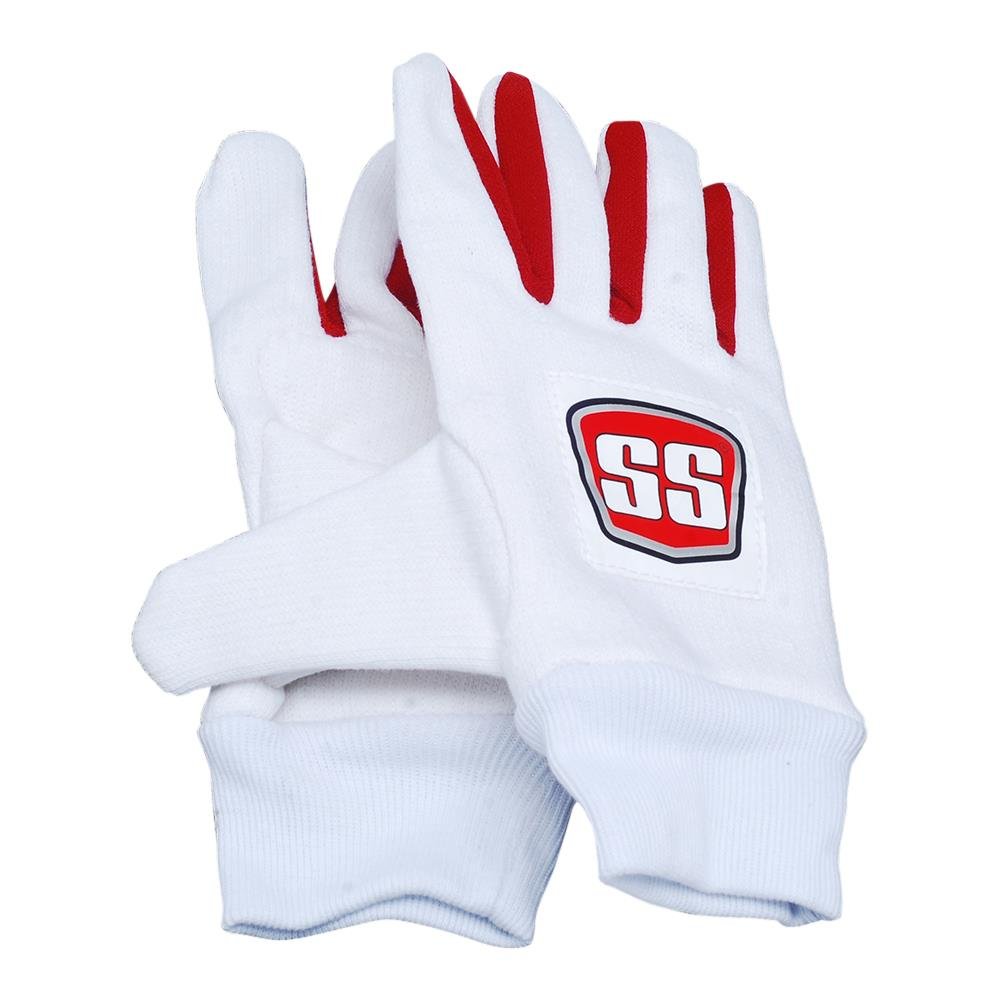 Buy SS Test (Cotton Foam Padded) Boy's Wicket Keeping Inners (White