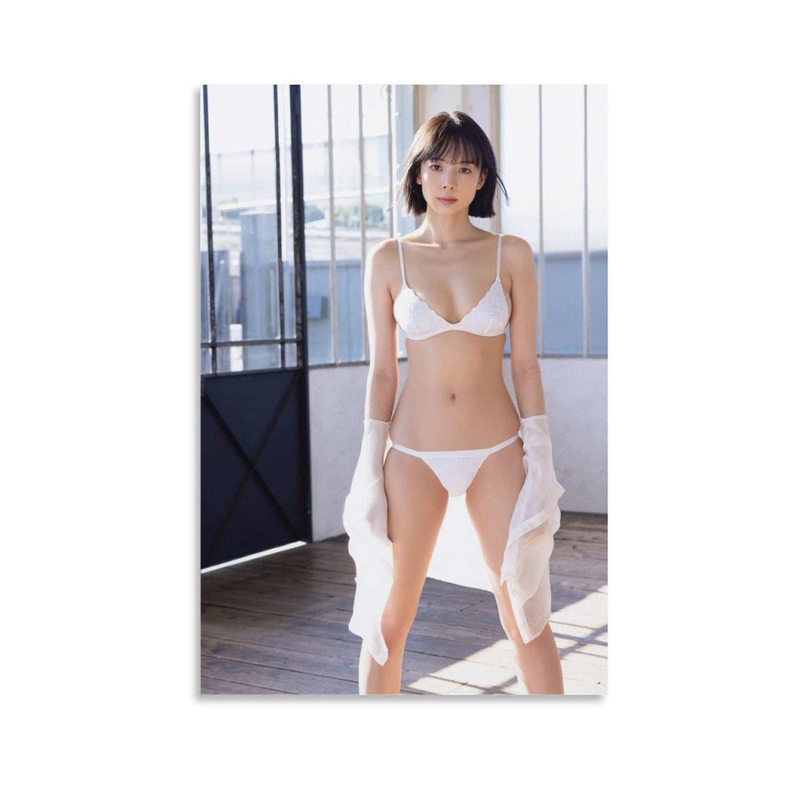 Amazon.co.jp: 岡田紗佳 美少女水着 ポスター (47) キャンバス 壁