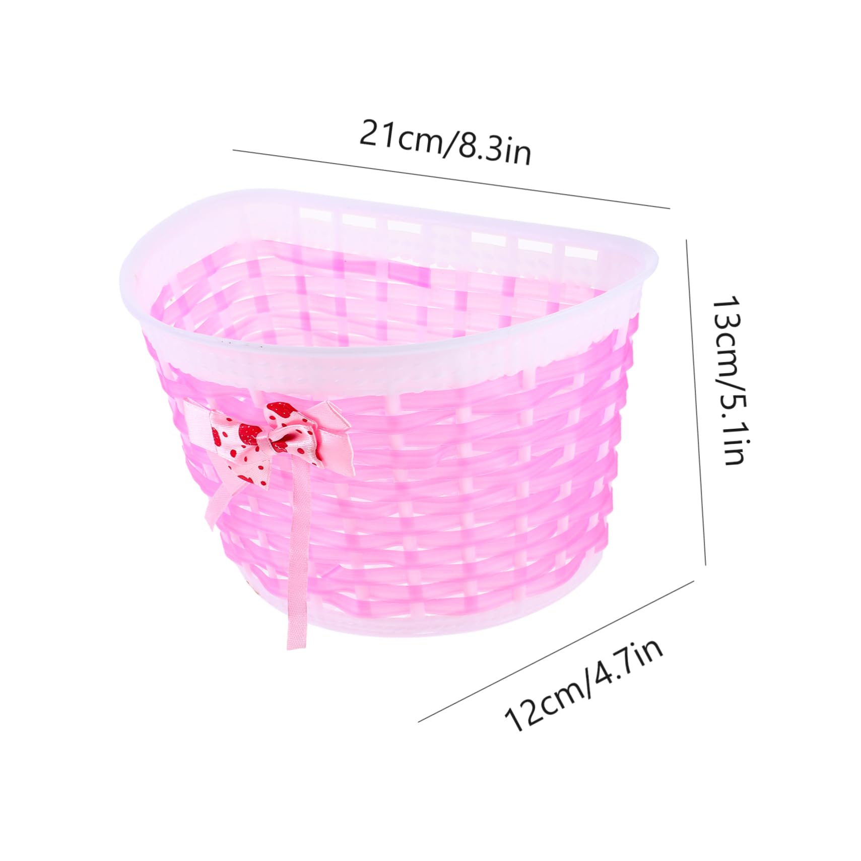 POPETPOP 1Set Bike Accessories Decorative Handlebar Covers Streamers and Basket for Bicycles and Scooters Durable Easy to Install for Boys