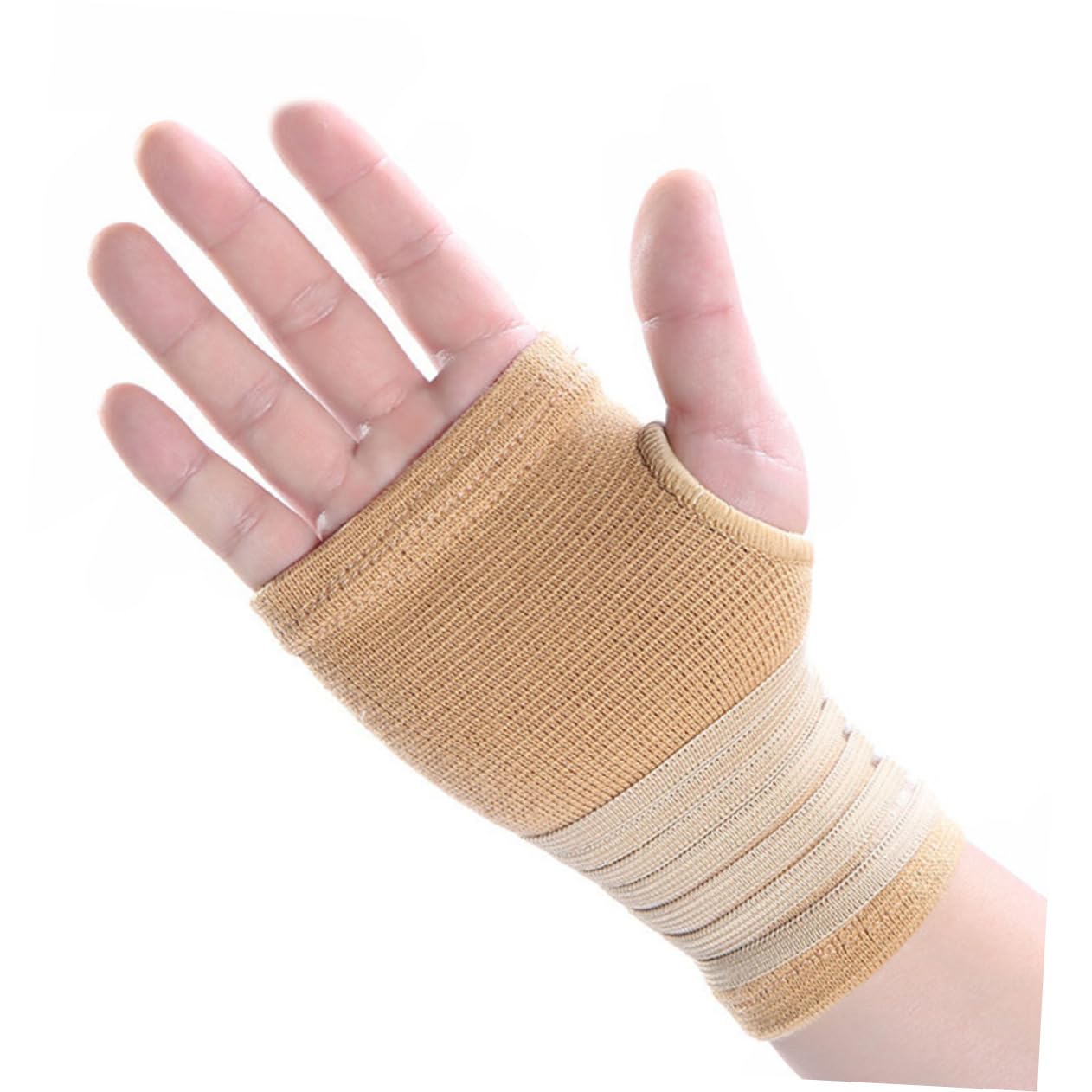 VALICLUD 2Pcs Breathable Wrist Support Bandage for Weightlifting Comfortable Elastic Wrist Wraps for Men and Women for Fitness Training and Yoga