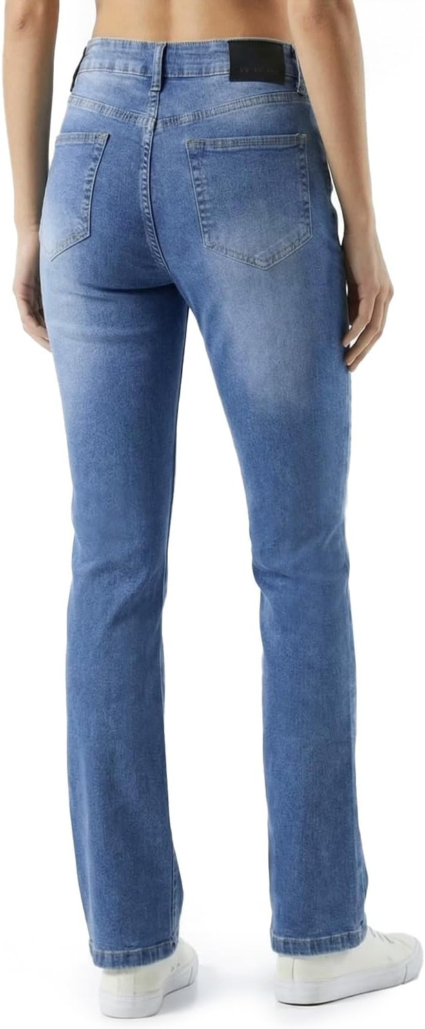 Zylioo Tall Jeans for Women 31"/33" Inseam Long Stretch Denim Pants Straight Leg Mid Rise Classic Fit for Tall Ladies - Image 2