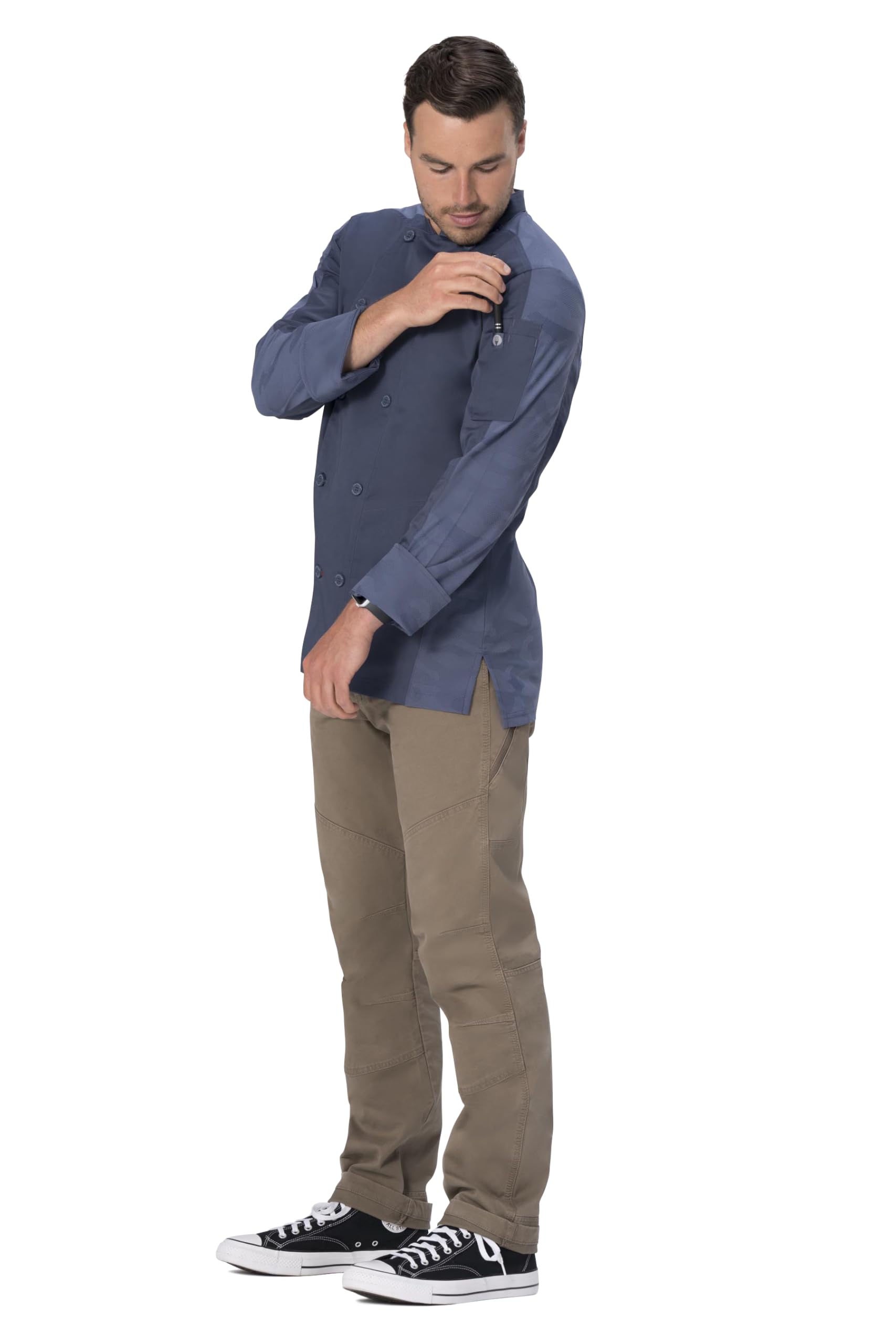 Chef Works Cappotto Da Cuoco Mojave Da Uomo Cappotto Chef Uomo (Pacco da 1)