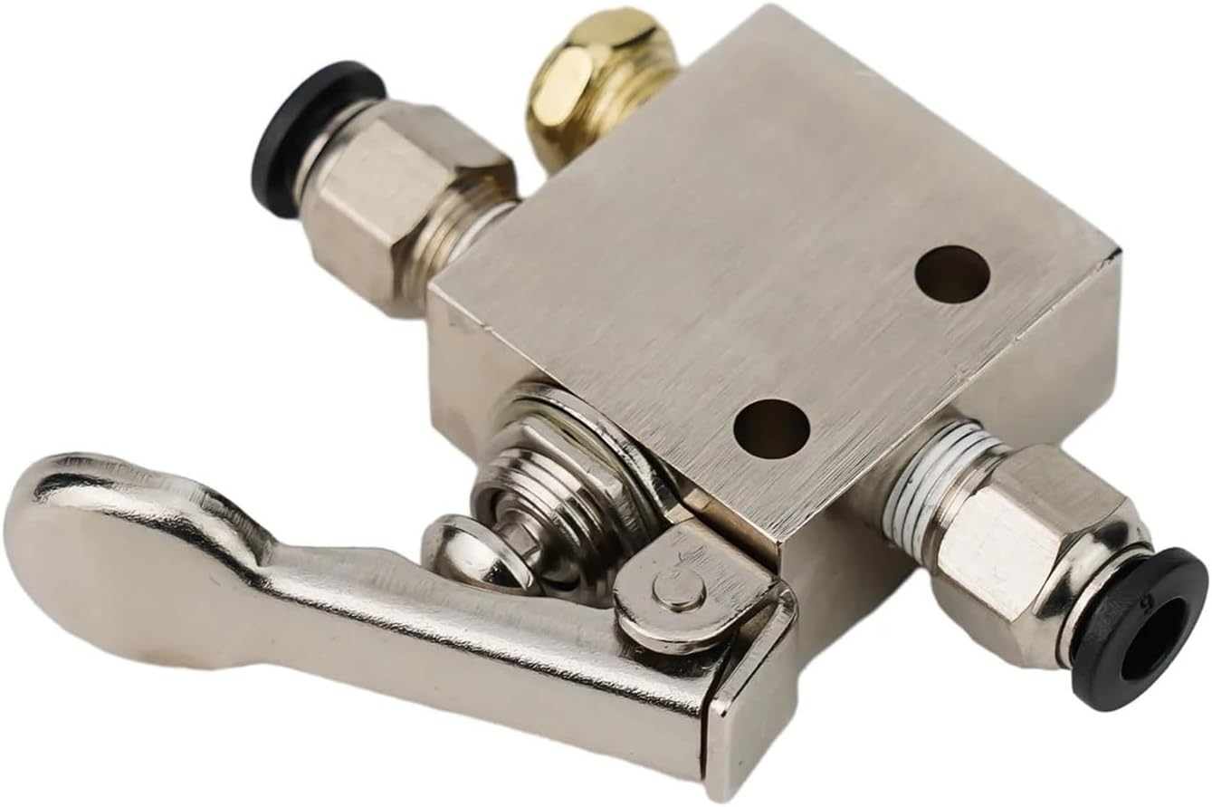 Pneumatic Switching Valve, 6mm Connector Mechanical Valve, 2 Position TAC231P Pneumatic Valve, Reversible 2 Position 3 Way Valve