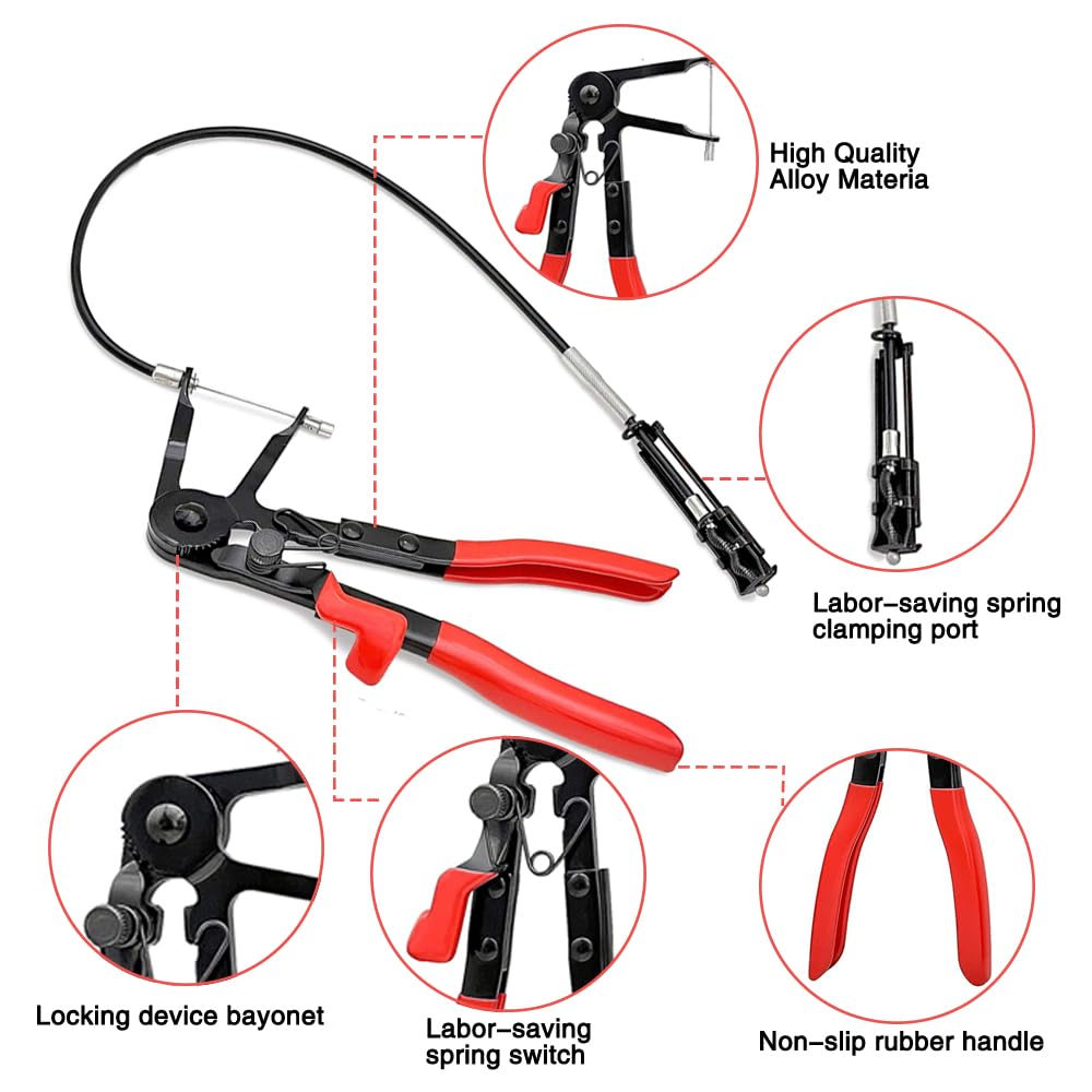 3-tlg. Schlauchklemmenzangen Set - Auto Reparatur Werkzeuge Für Schlauchschellen