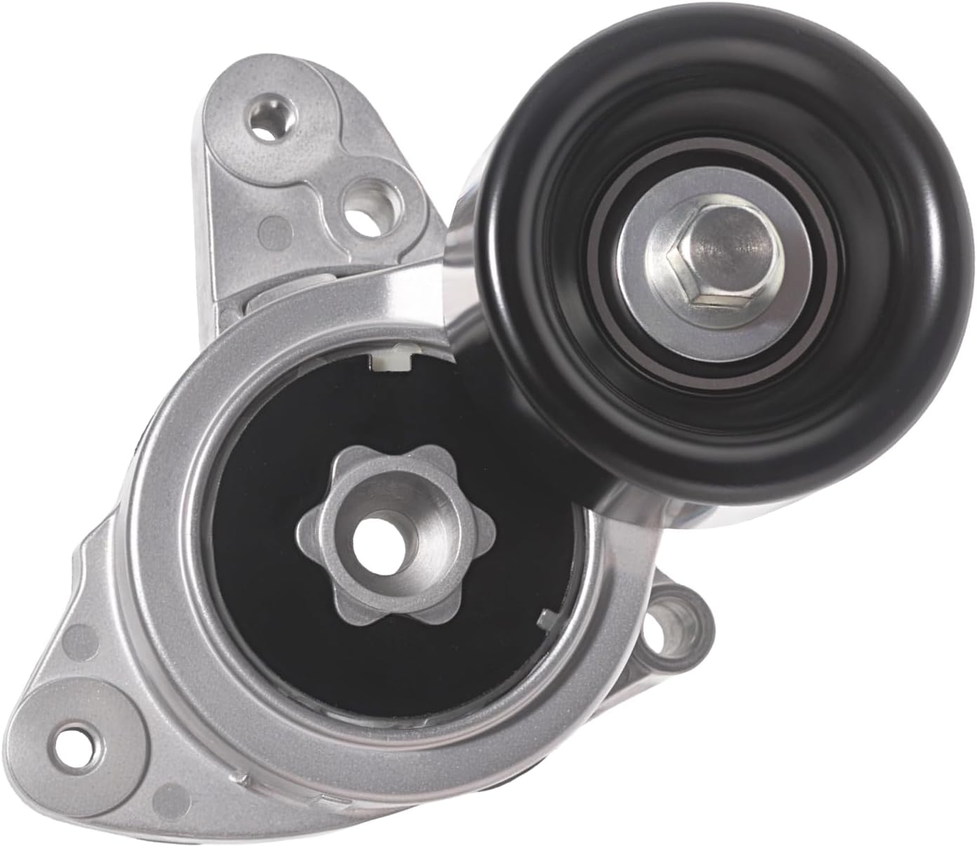 AUQDD 38278 Automatic Belt Tensioner and Pulley Assembly Fit For 2006-2011 Acura CSX /13-15 ILX /07-12 RDX /04-08 TSX /03-07 Honda Accord /02-14 CR-V /06-15 Civic /03-11 Element