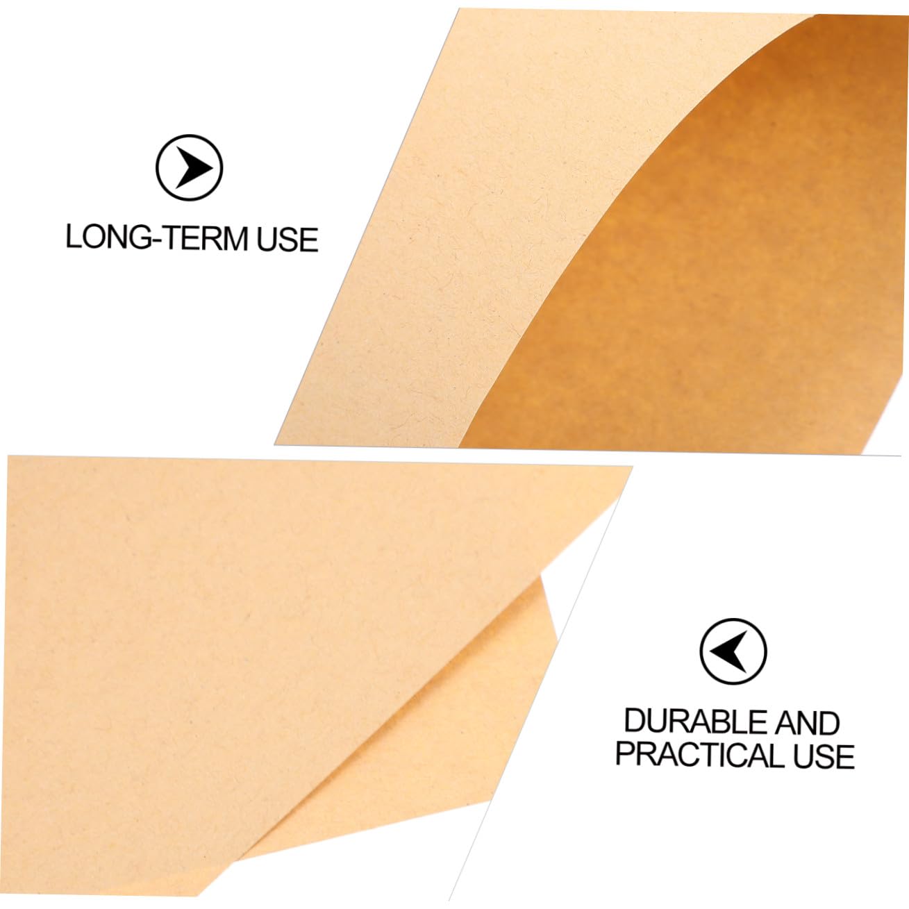 Hohopeti 100 Pcs Papier Kraft A4 210 G/m² pour Dessin et Peinture Texture Épaisse, Résistant aux Griffes, Garçon et Filles