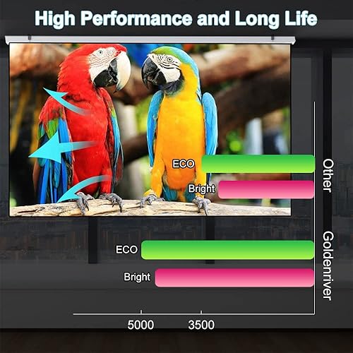 Miniatura 2 de GOLDENRIVER Lámpara de proyector ET-LAE12 de alta calidad con bombilla Phoenix original con carcasa compatible con proyectores PANASONIC PT-EX12KE