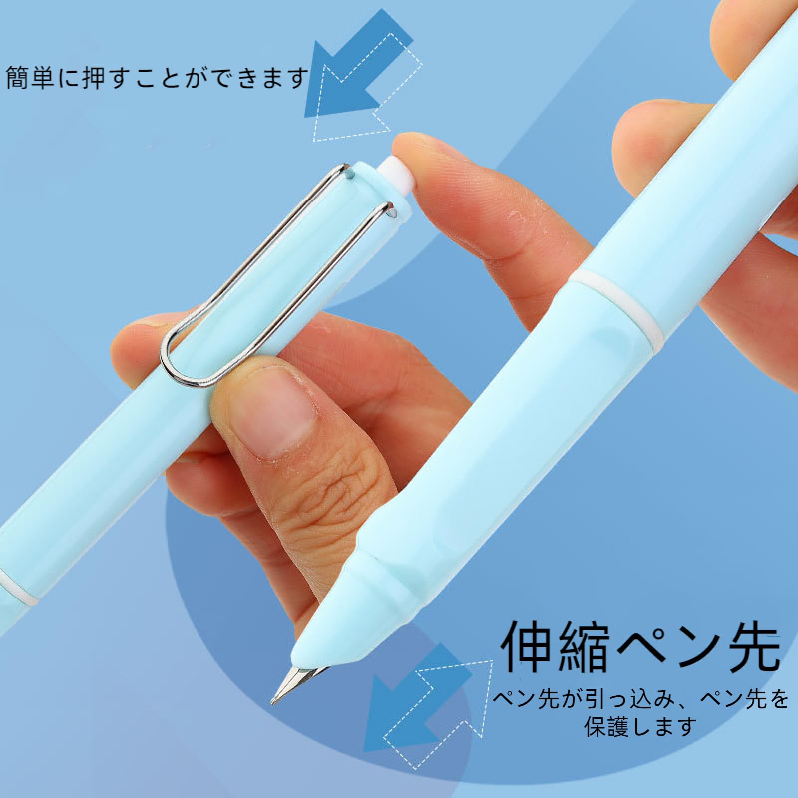 Amazon.co.jp: 万年筆， 5本の式万年筆細ペン先詰め替え可能