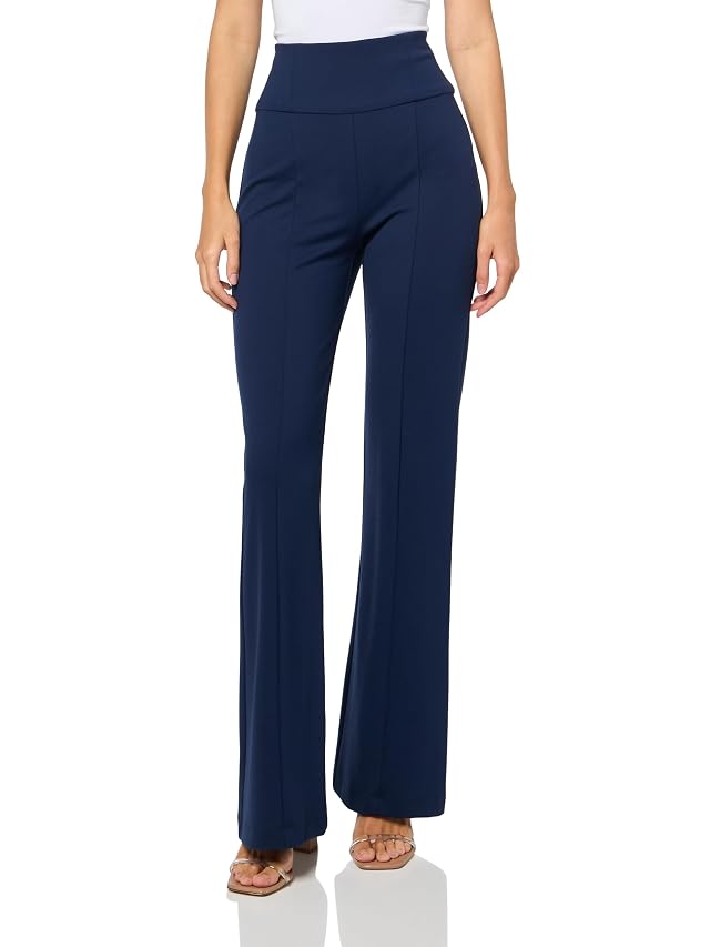 Trina Turk Womens Ponte Flare Leg Pant
