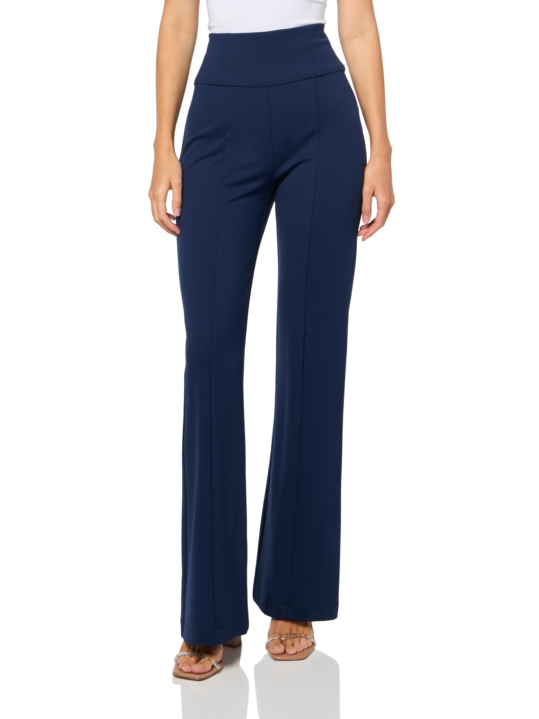 Trina Turk Womens Ponte Flare Leg Pant