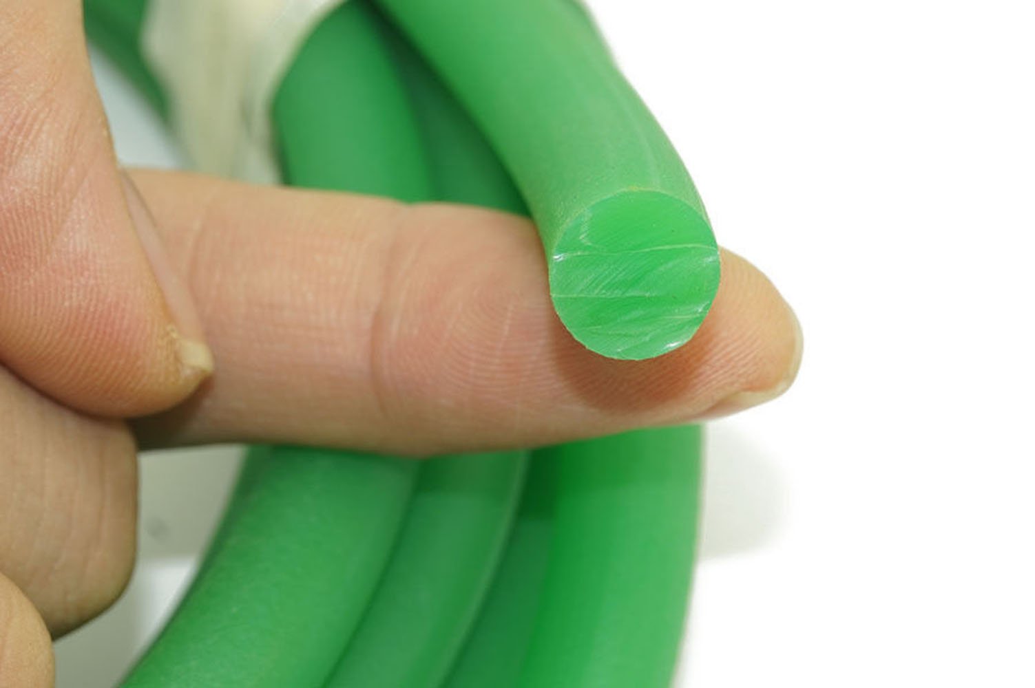 Shenzhen LangTao Bang International Trade Co., Ltd. High Performance Urethane Round Belting Drive Belt, 5mm Diameter, 10 ft Length, Green